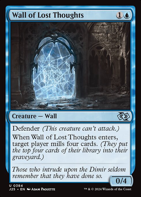 Wall of Lost Thoughts (J25 384)