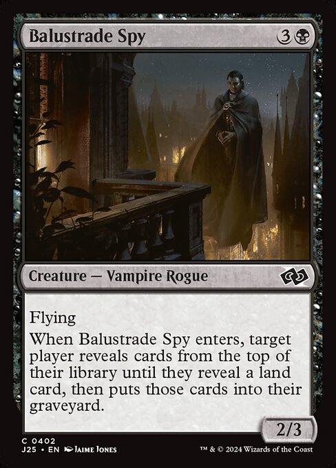 Balustrade Spy (J25 402)