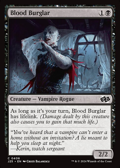 Blood Burglar (J25 406)