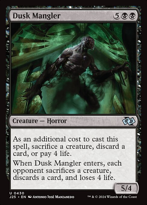 Dusk Mangler (J25 430)