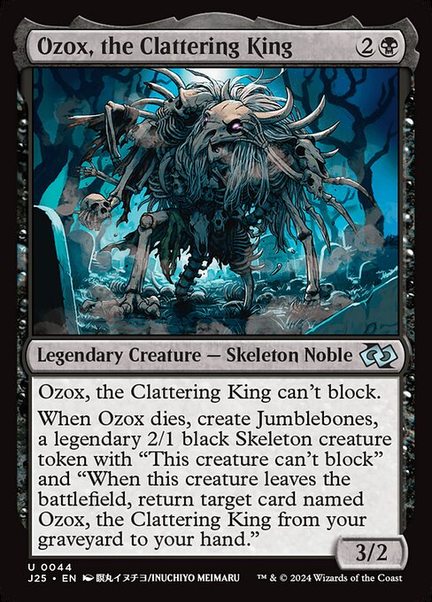 Ozox, the Clattering King (J25 44)
