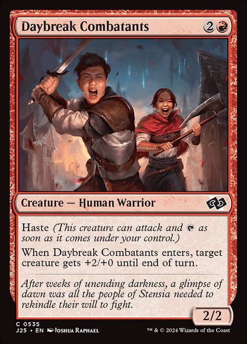 Daybreak Combatants (J25 535)