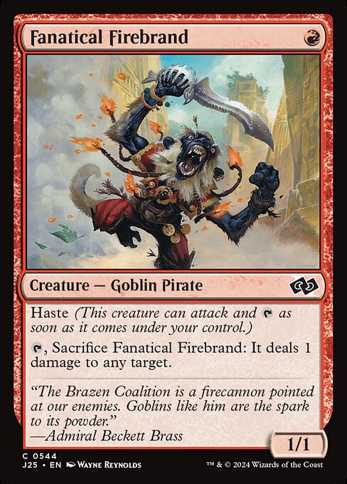 Fanatical Firebrand (J25 544)