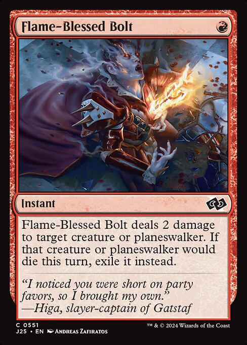 Flame-Blessed Bolt (J25 551)