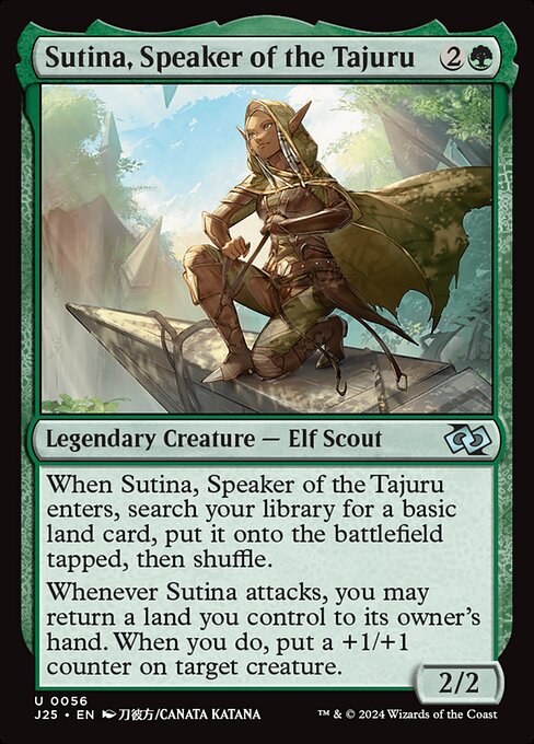 Sutina, Speaker of the Tajuru (J25 56)