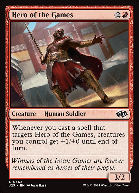 Hero of the Games (J25 563)