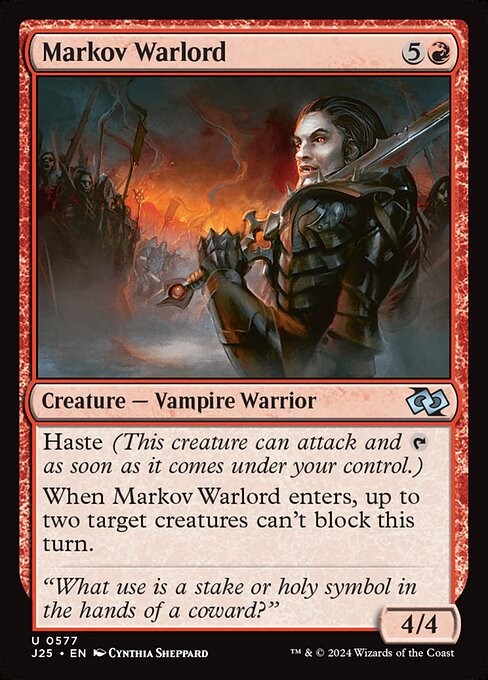 Markov Warlord (J25 577)