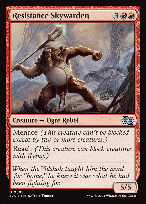 Resistance Skywarden (J25 591)