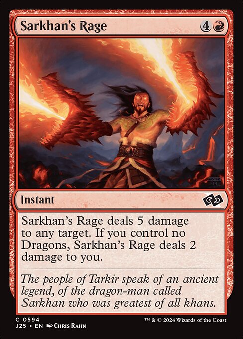 Sarkhan's Rage (J25 594)