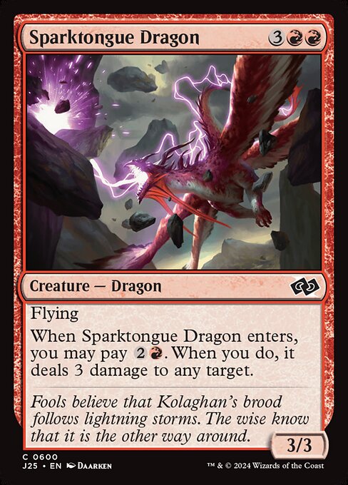 Sparktongue Dragon (J25 600)