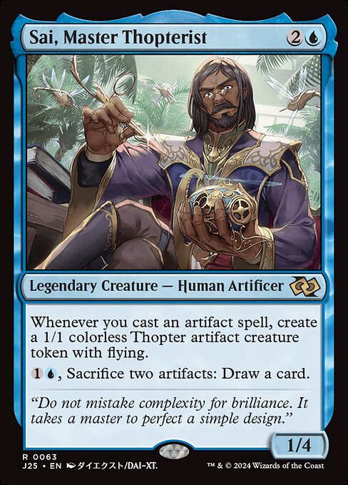 Sai, Master Thopterist (J25 63)