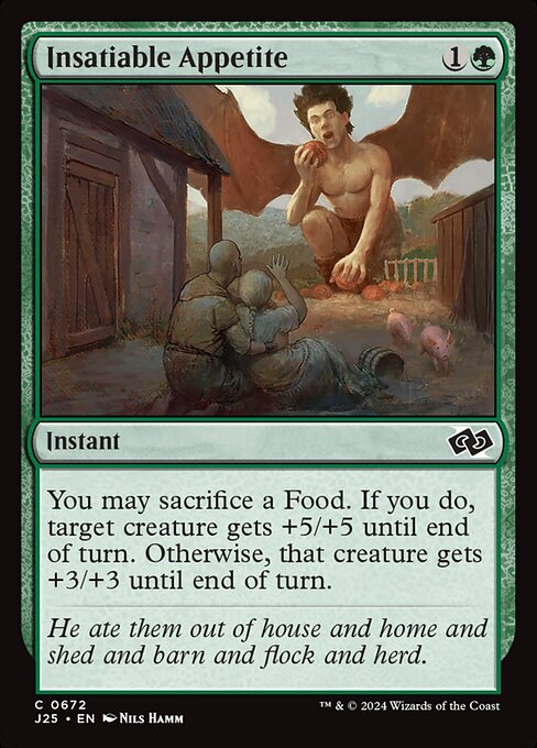 Insatiable Appetite (J25 672)