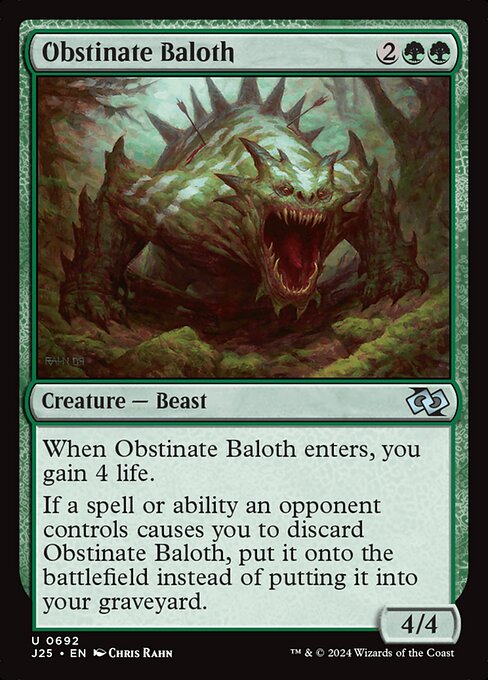 Obstinate Baloth (J25 692)