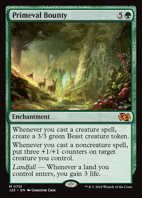 Primeval Bounty (J25 701)