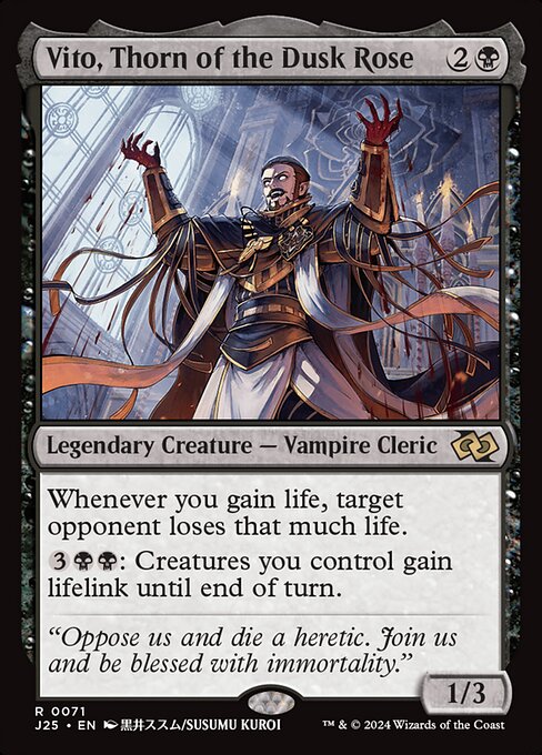 Vito, Thorn of the Dusk Rose (J25 71)