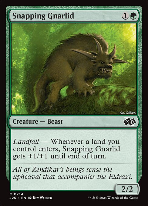 Snapping Gnarlid (J25 714)