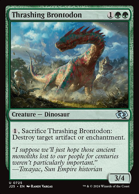 Thrashing Brontodon (J25 725)
