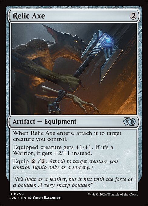 Relic Axe (J25 759)