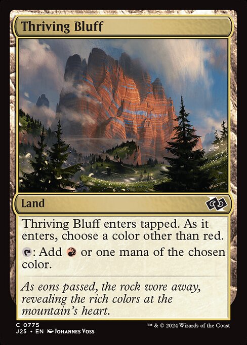 Thriving Bluff (J25 775)