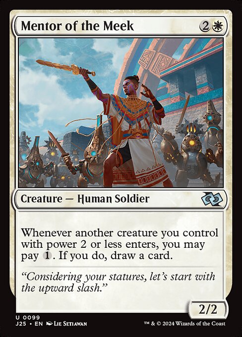 Mentor of the Meek (J25 99)