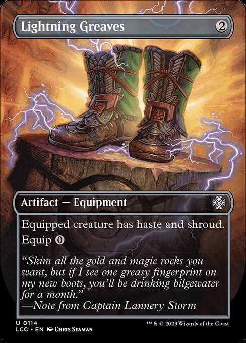 Lightning Greaves (LCC 114)