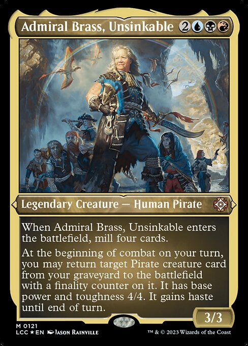 Admiral Brass, Unsinkable (LCC 121)