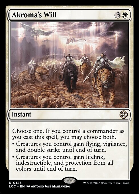 Akroma's Will (LCC 125)