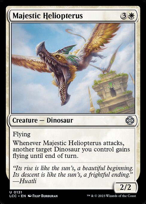 Majestic Heliopterus (LCC 131)