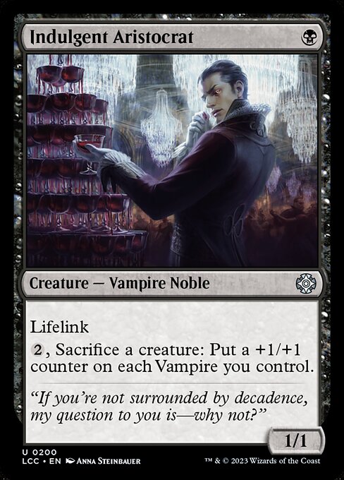 Indulgent Aristocrat (LCC 200)