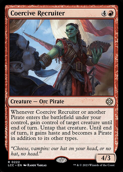 Coercive Recruiter (LCC 222)