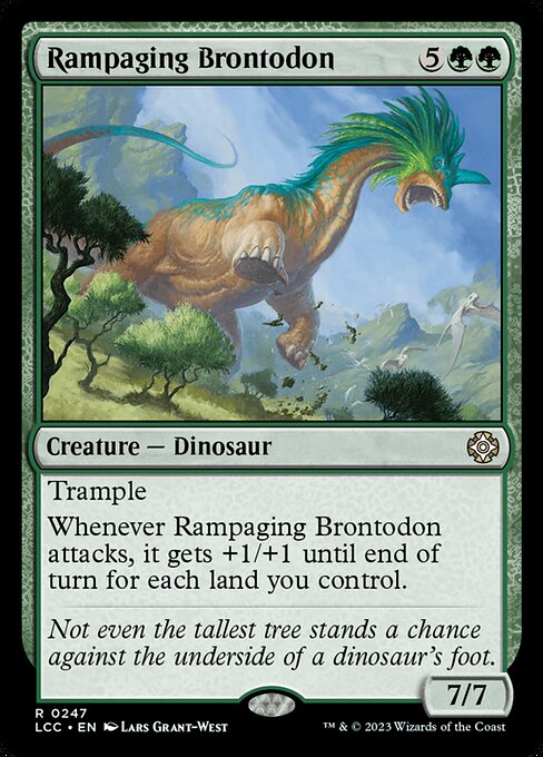 Rampaging Brontodon (LCC 247)