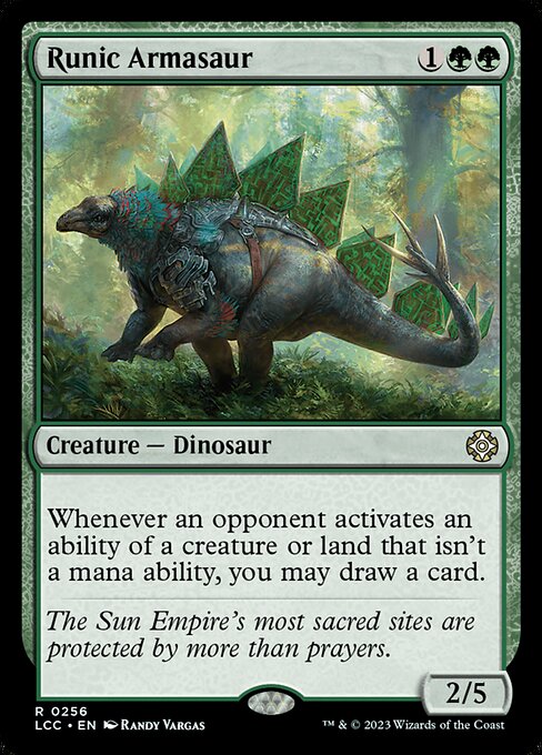 Runic Armasaur (LCC 256)