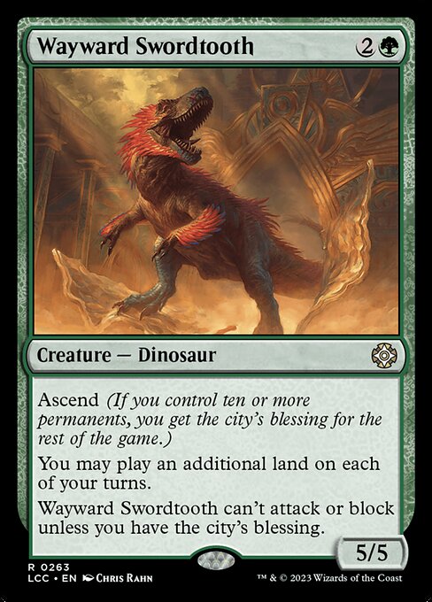 Wayward Swordtooth (LCC 263)