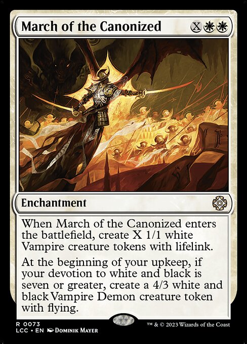 March of the Canonized (LCC 73)
