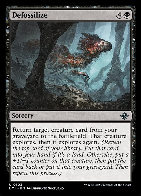 Defossilize (LCI 103)