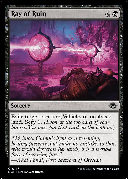 Ray of Ruin (LCI 117)