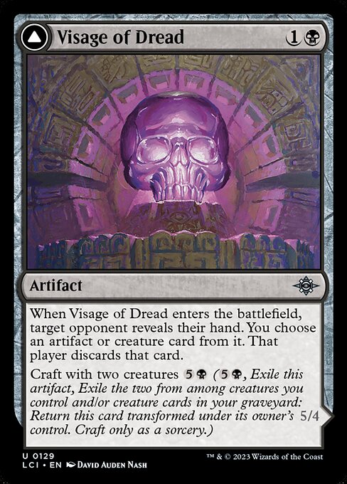 Visage of Dread // Dread Osseosaur (LCI 129)