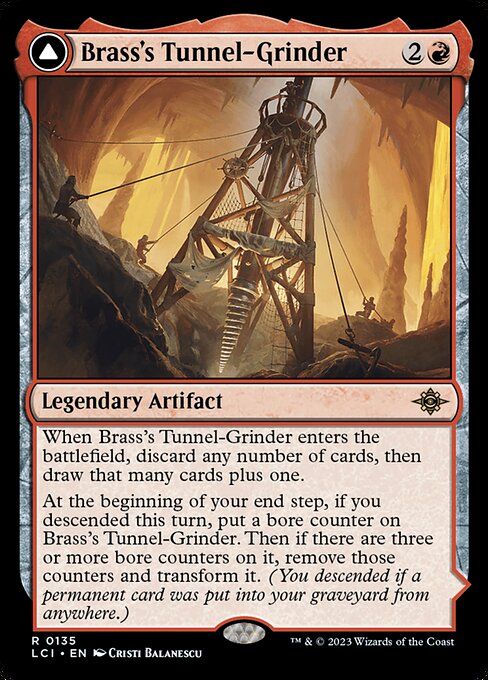 Brass's Tunnel-Grinder // Tecutlan, the Searing Rift (LCI 135)