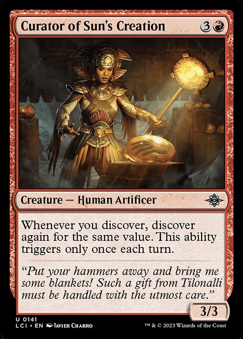 Curator of Sun's Creation (LCI 141)