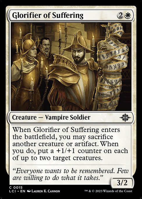 Glorifier of Suffering (LCI 15)