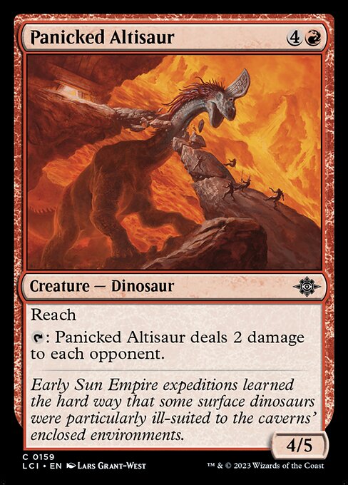 Panicked Altisaur (LCI 159)