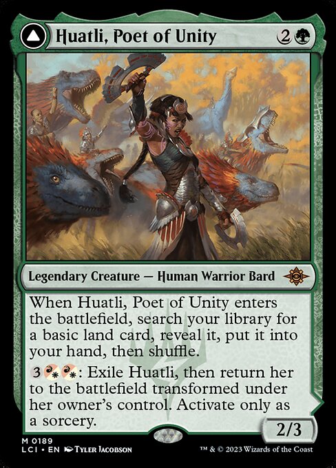 Huatli, Poet of Unity // Roar of the Fifth People (LCI 189)
