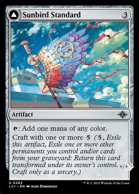 Sunbird Standard // Sunbird Effigy (LCI 262)