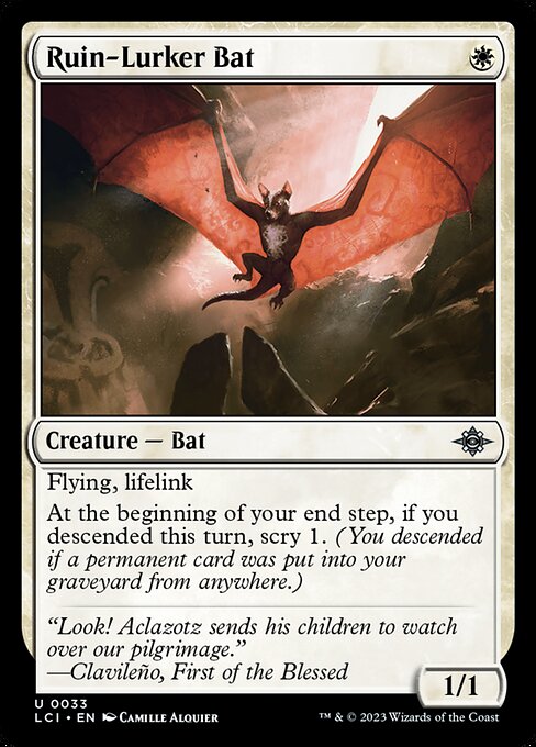 Ruin-Lurker Bat (LCI 33)