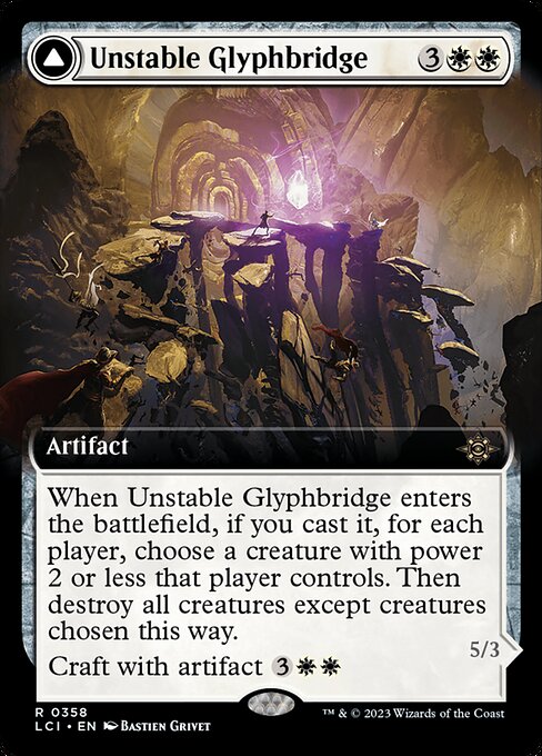 Unstable Glyphbridge // Sandswirl Wanderglyph (LCI 358)