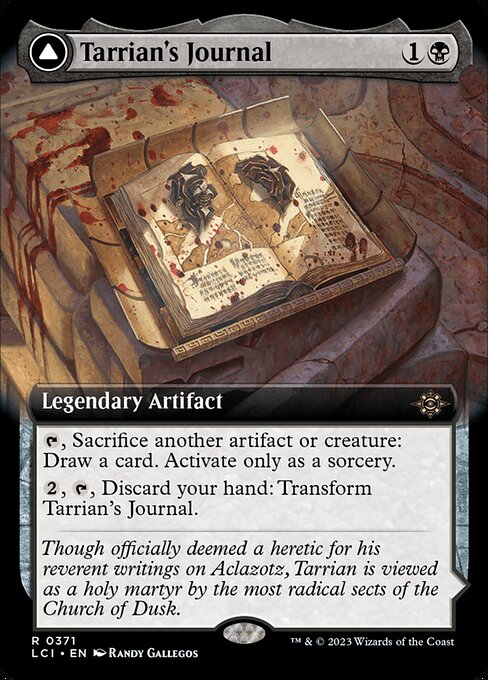 Tarrian's Journal // The Tomb of Aclazotz (LCI 371)
