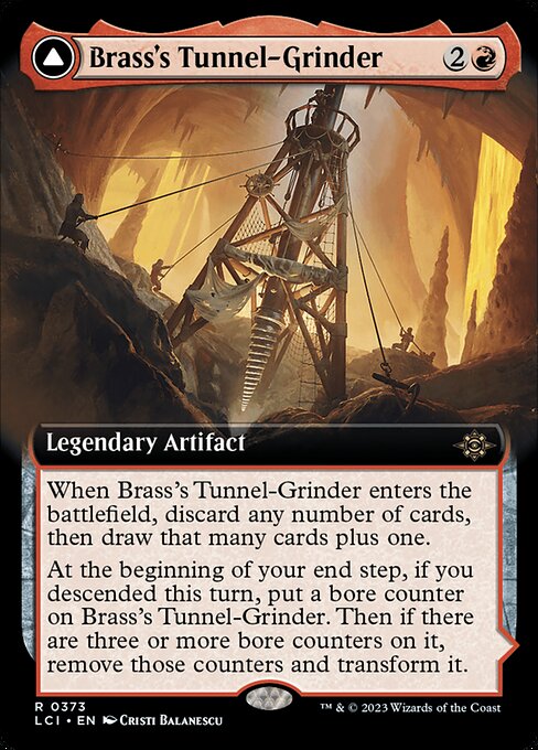 Brass's Tunnel-Grinder // Tecutlan, the Searing Rift (LCI 373)