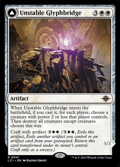 Unstable Glyphbridge // Sandswirl Wanderglyph (LCI 41)