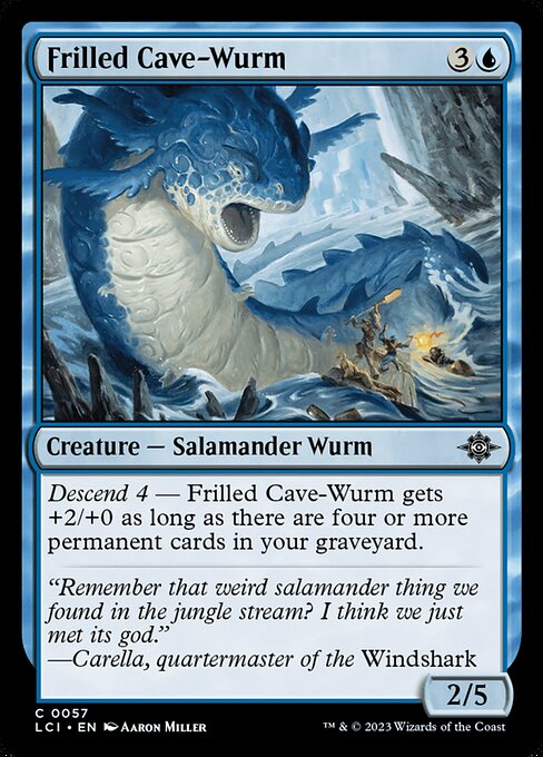 Frilled Cave-Wurm (LCI 57)