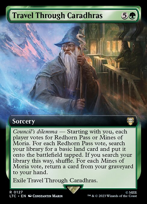 Travel Through Caradhras (LTC 127)